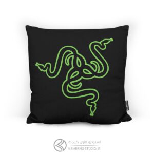 خرید کوسن طرح لوگو ریزر