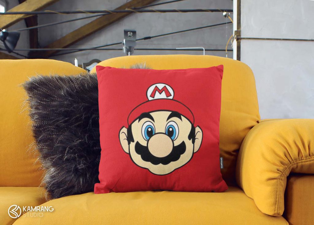 خرید کوسن سوپرماریو