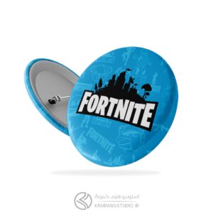 پیکسل گیمینگ فورتنایت آبی