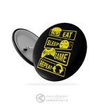 پیکسل گیمینگ بخور بخواب بازی کن گیم