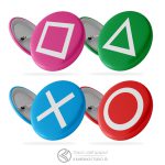 پیکسل گیمینگ دکمه های رنگی پلی استیشن