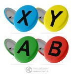 پیکسل گیمینگ دکمه های رنگی ایکس باکس