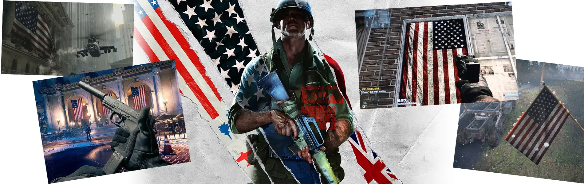 پرچم امریکا در کالاف دیوتی