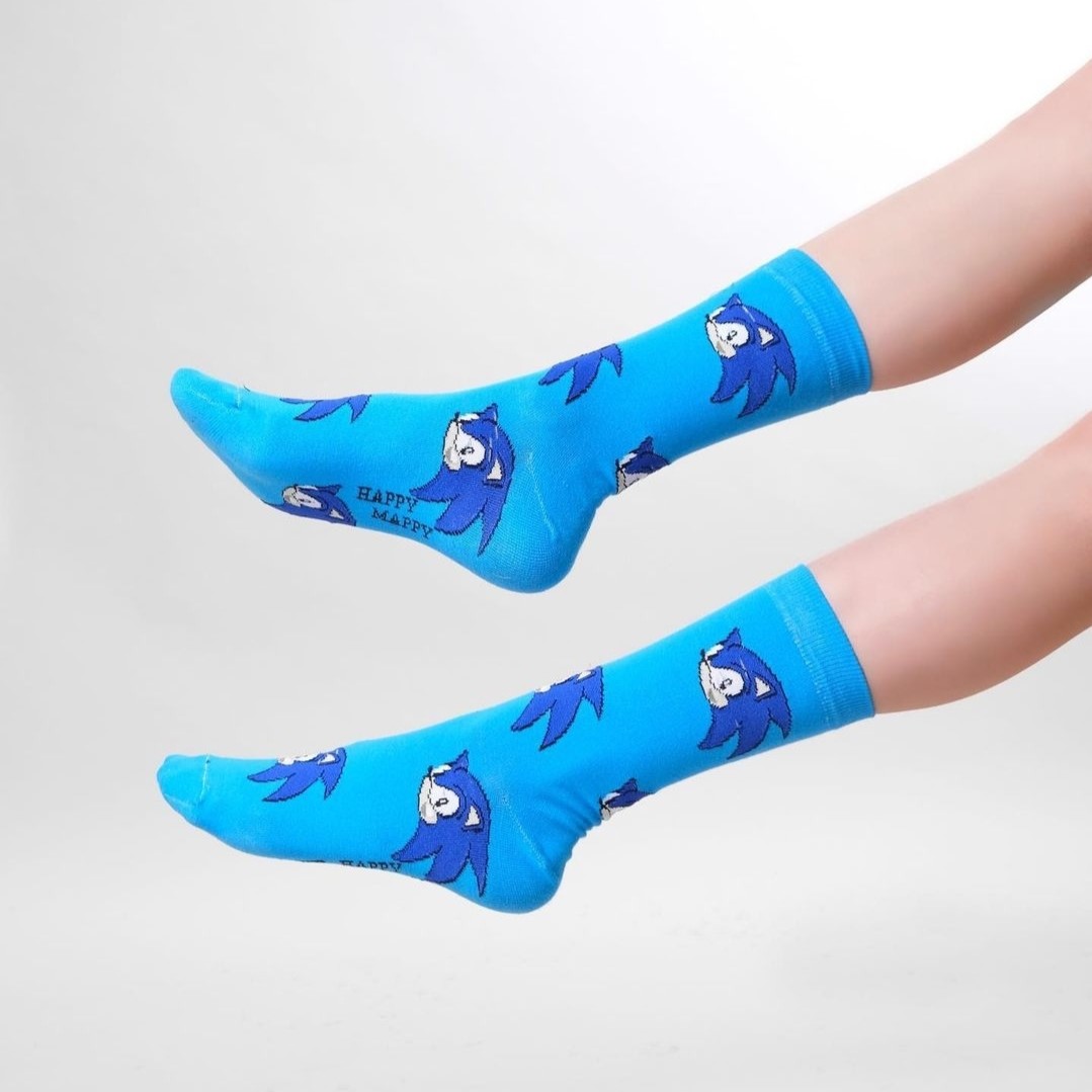 Sonic Socks 1-3 جوراب گیمینگ طرح سونیک SONIC - Image 1