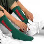 جوراب سبز طرح جی تی ای gta