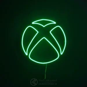 تابلو نئون گیمینگ طرح لوگو ایکس باکس xbox