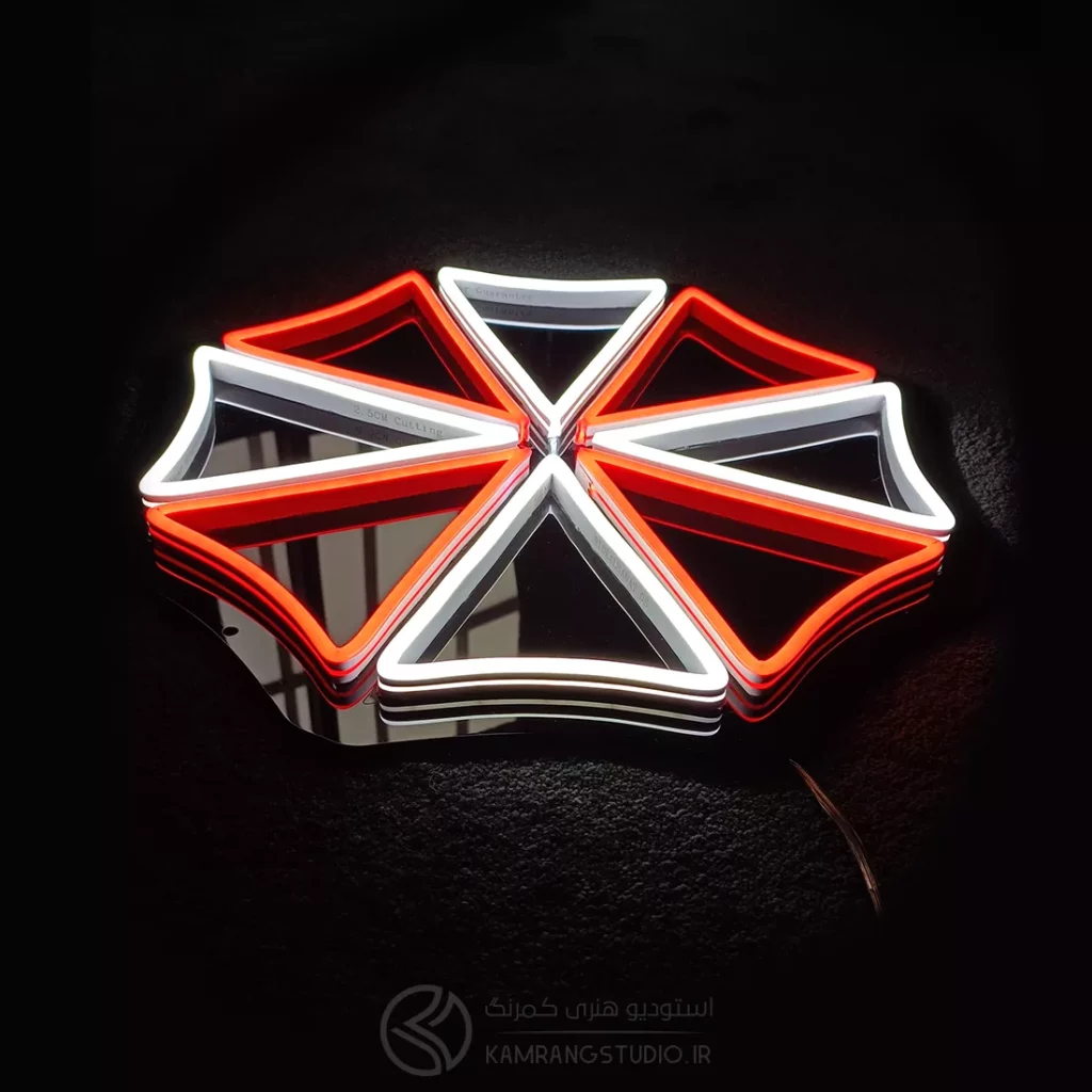 تابلو نئون گیمینگ آمبرلا رزیدنت اویل