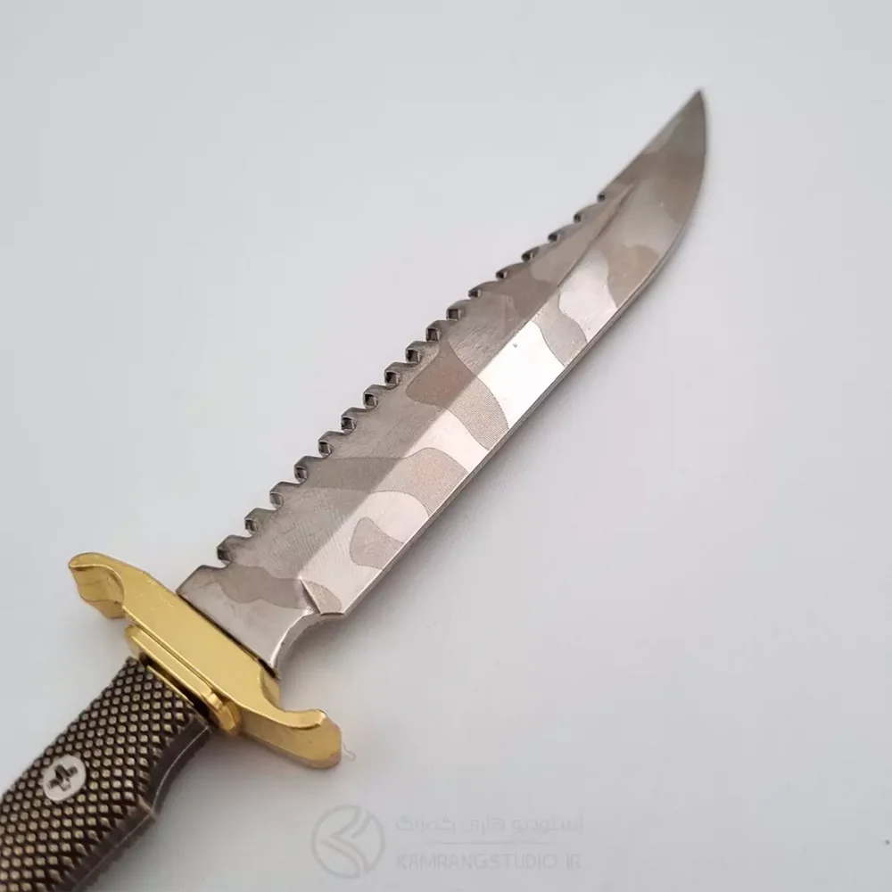 ماکت جاکلیدی چاقو شکاری غلاف دار