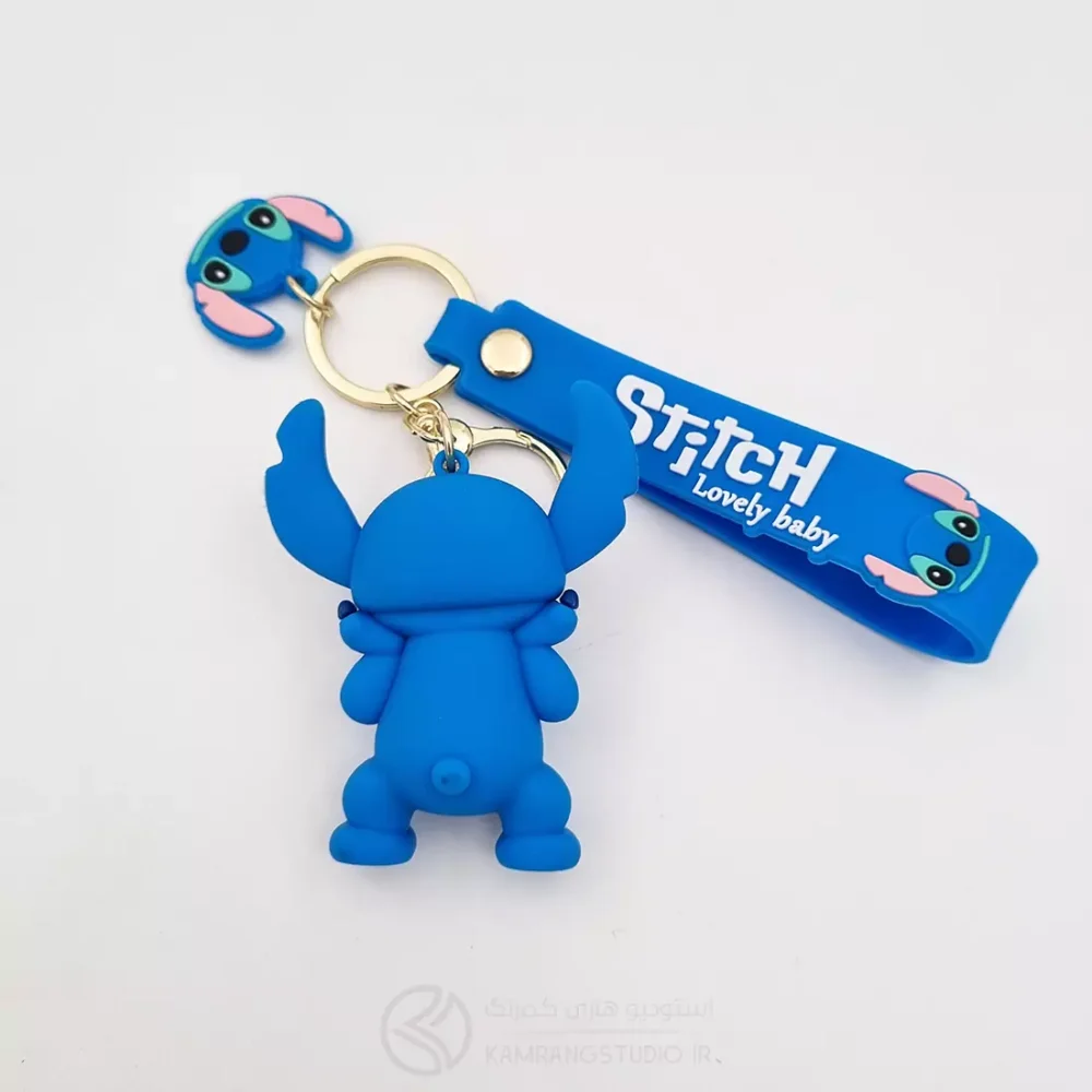 جاکلیدی سیلیکونی Stitch - تصویر 2