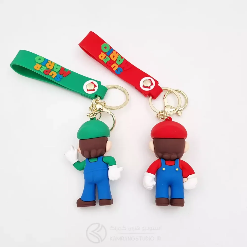 جاکلیدی سیلیکونی Super Mario & Luigi - تصویر 2
