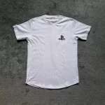 تیشرت گیمینگ پلی استیشن سفید