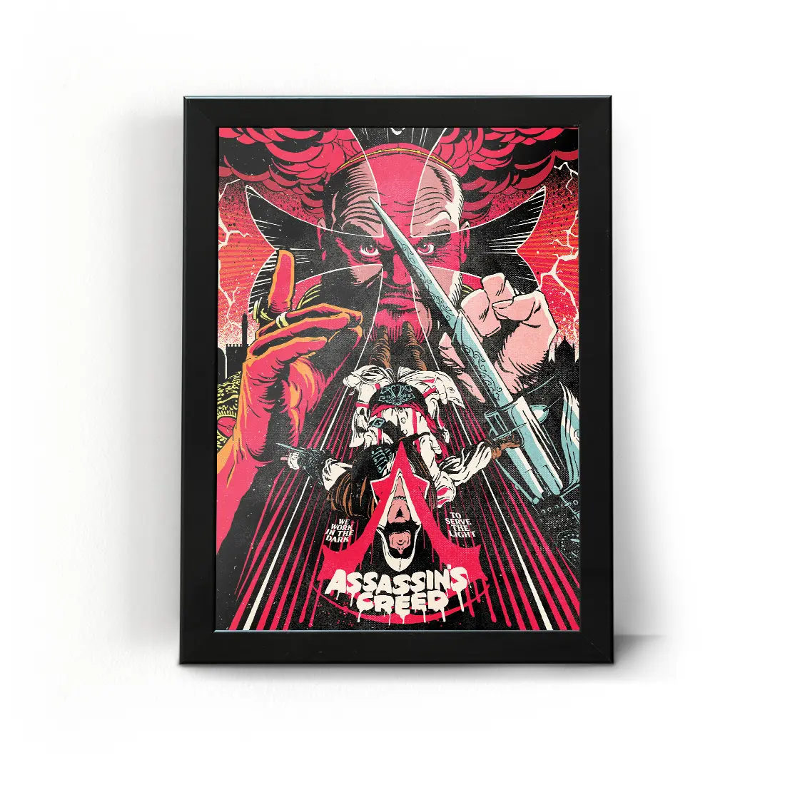 Assassin's Creed frame-01 تابلو قاب اساسینز کرید Assassin’s Creed