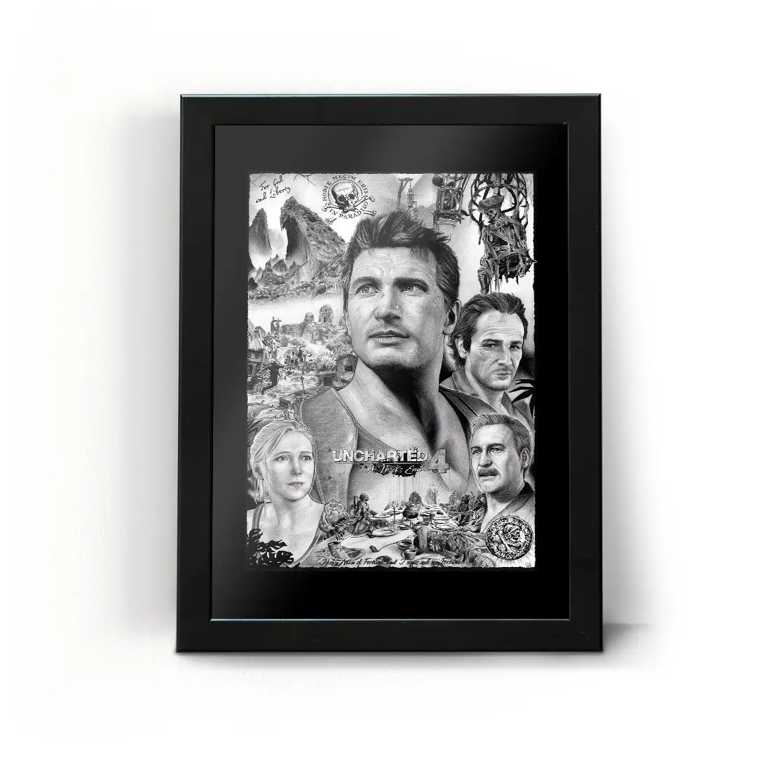 Uncharted frame-04 تابلو قاب آنچارتد Uncharted 4 - Image 1