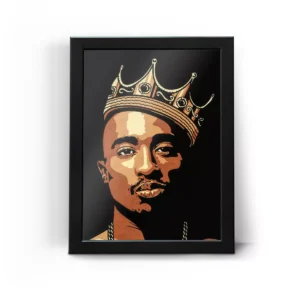تابلو قاب عکس توپاک 2pac