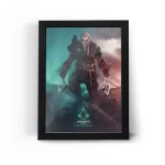 تابلو قاب عکس گیمینگ اساسین کرید والهالا