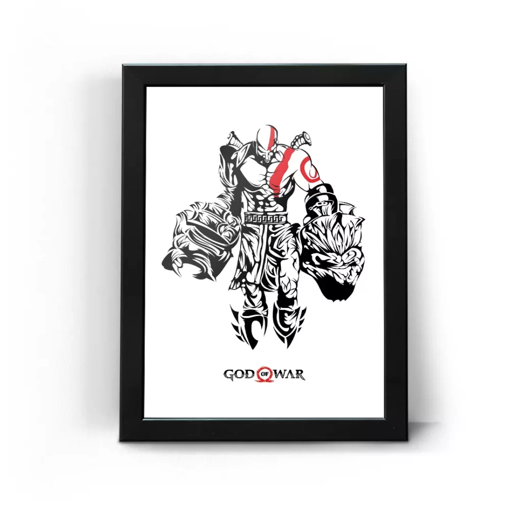 تابلو قاب عکس گیمینگ گاد آف وار خدای جنگ