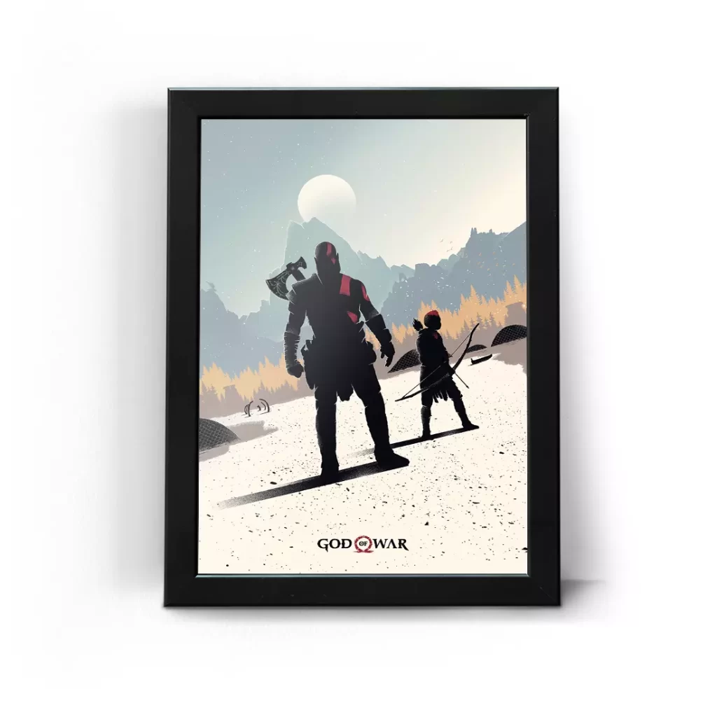 تابلو قاب عکس گیمینگ گاد آف وار خدای جنگ