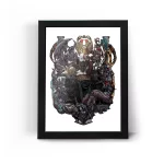 تابلو قاب عکس گیمینگ گاد آف وار خدای جنگ