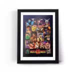 تابلو قاب عکس گیمینگ مورتال کامبت 4