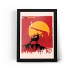 تابلو قاب عکس گیمینگ رد دد ردمپشن