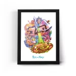 تابلو قاب عکس ریک و مورتی