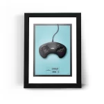 تابلو قاب عکس گیمینگ دسته کنسول سگا