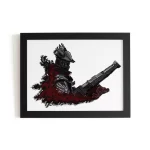 تابلو قاب بلادبورن Bloodborne