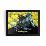 خرید تابلو قاب بازی سایبرپانک 2077