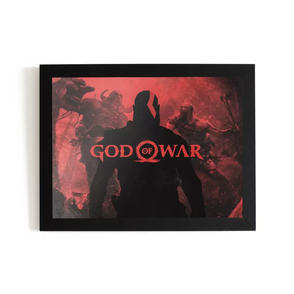 خرید تابلو قاب بازی خدای جنگ گاد آف وار