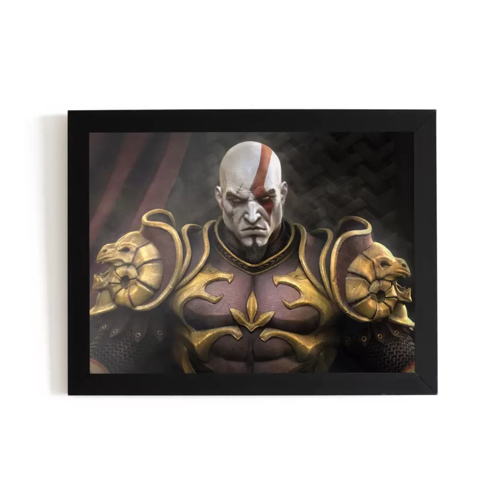 خرید تابلو قاب بازی خدای جنگ گاد آف وار کریتوس