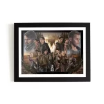 خرید تابلو قاب بازی لست آف آس آخرین از ما