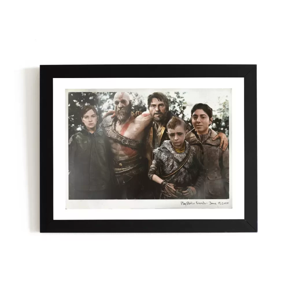 تابلو قاب عکس قهرمانان پلی استیشن