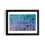 تابلو قاب عکس شخصیت های سگا