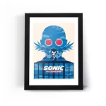 تابلو قاب عکس گیمینگ سونیک