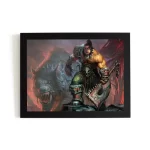 تابلو قاب عکس گیمینگ ورلد آف وار کرفت