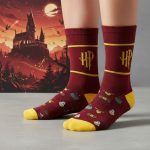 جوراب هری پاتر زرشکی