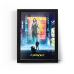 تابلو قاب عکس گیمینگ سایبر پانک