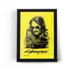 تابلو قاب عکس گیمینگ سایبر پانک