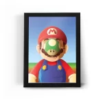تابلو قاب عکس گیمینگ سوپر ماریو قارچ خور