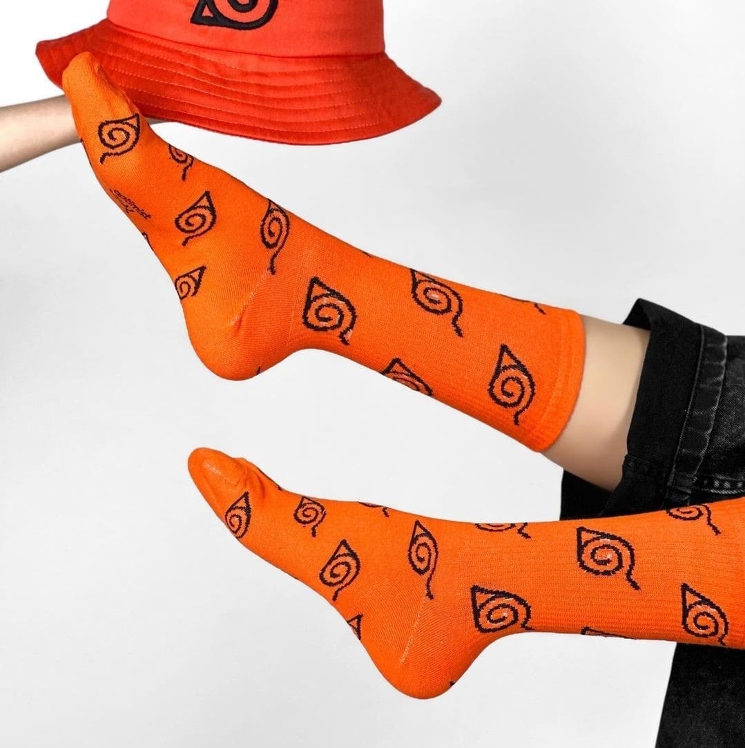 Naruto Socks 1-2 جوراب انیمه طرح ناروتو Naruto - Image 1