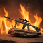 ماکت رومیزی بزرگ تفنگ M416