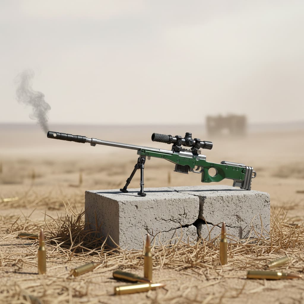 ماکت بزرگ اسلحه Magnum AWM-06 ماکت اسلحه اسنایپ Magnum AWM سایز بزرگ - Image 1