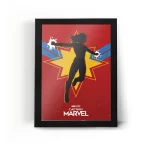 تابلو قاب کاپیتان مارول Captain Marvel