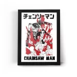 تابلو قاب مرد اره ای Chainsaw man