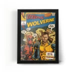 تابلو قاب ددپول و ولورین Deadpool & Wolverine 2