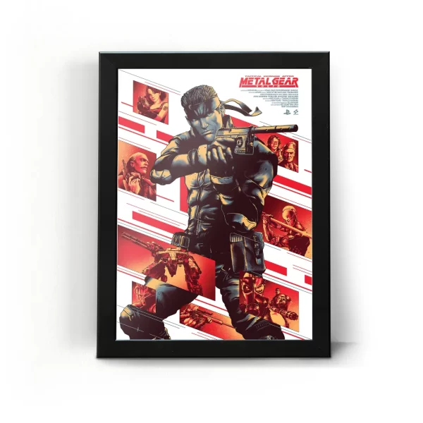 تابلو قاب متال گیر Metal Gear