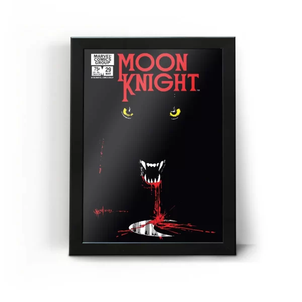 تابلو قاب ماه شب Moon Night