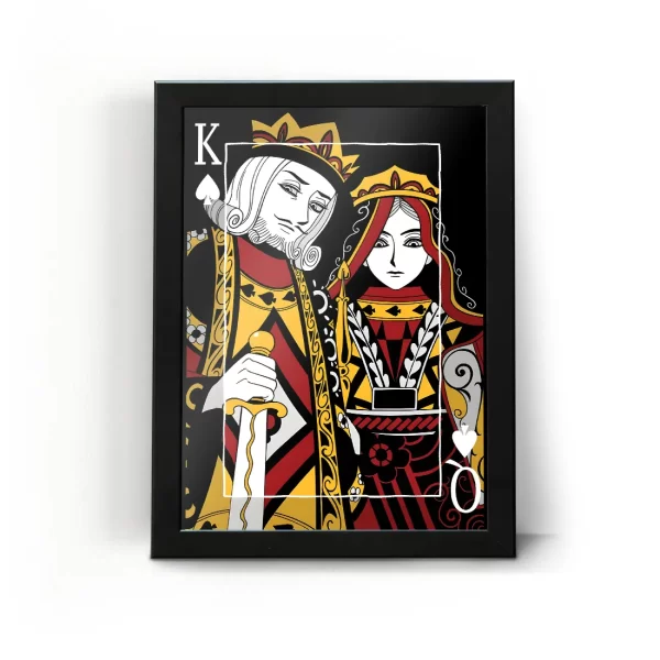 تابلو قاب کارت بازی Playing Card