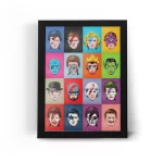 تابلو قاب چهره ها Faces