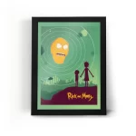 تابلو قاب ریک و مورتی Rick and Morty